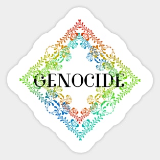 Genocide Sticker